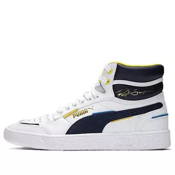 Кроссовки ralph sampson mid 'pop - white peacoat' Puma, белый