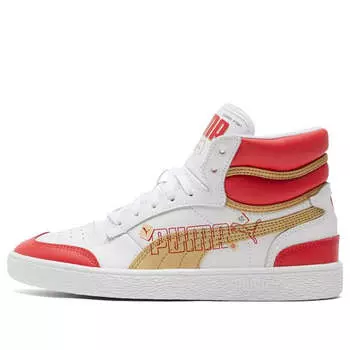 Кроссовки ralph sampson year of ox mid shoes white/red/gold Puma, белый