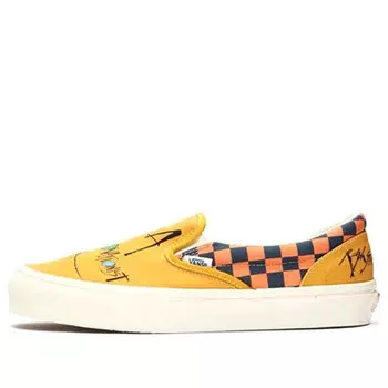 Кроссовки ralph steadman x og classic slip-on lx 'gonzovationist' Vans, желтый