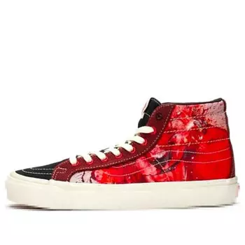 Кроссовки ralph steadman x og sk8-hi lx 'lion' Vans, красный