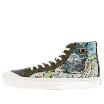 Кроссовки ralph steadman x style 138 lx 'frog' Vans, белый