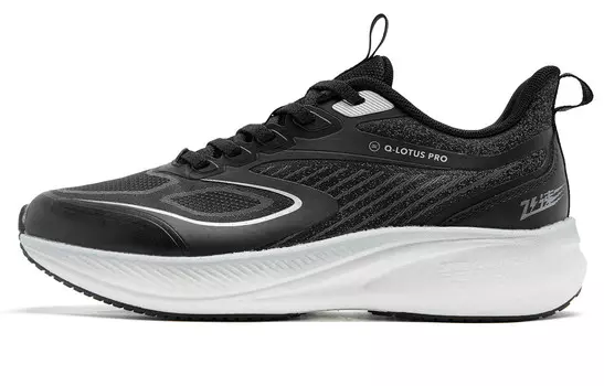 Кроссовки Rapid LITE женские с низким верхом, черный/зеленый с панцирем краба Qiaodan