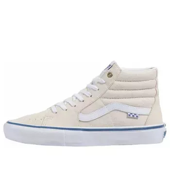 Кроссовки raw canvas skate sk8-hi 'white blue' Vans, белый