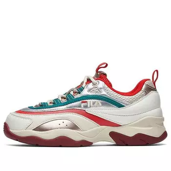 Кроссовки ray vntglow running shoes gs white/silver Fila, белый