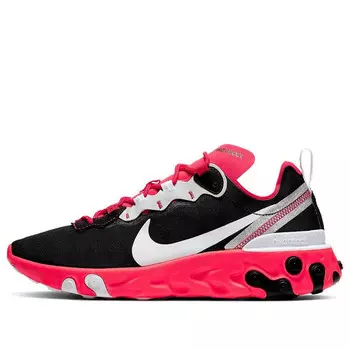 Кроссовки react element 55 'red orbit' Nike, черный