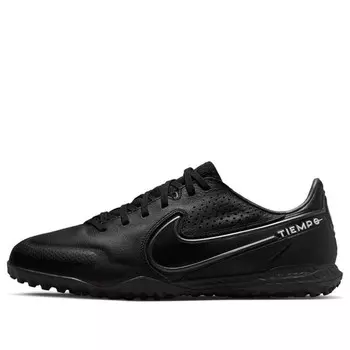 Кроссовки react tiempo legend 9 pro tf 'black iron grey' Nike, черный