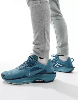 Кроссовки ReactX Pegasus Trail 5 синего цвета Nike Running