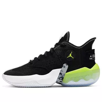 Кроссовки реагируют на возвышение pf Air Jordan, черный
