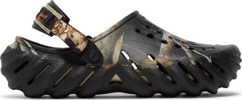 Кроссовки Realtree x Echo Clog Edge Camo - Black, черный