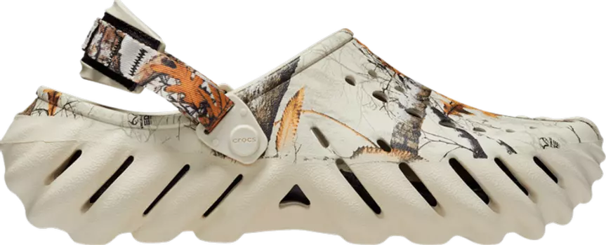 Кроссовки Realtree x Echo Clog Edge Camo - Bone, кремовый