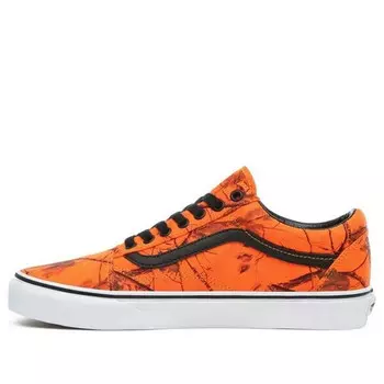 Кроссовки realtree x old skool 'blaze camo' Vans, оранжевый