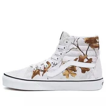 Кроссовки realtree xtra x sk8-hi Vans, белый