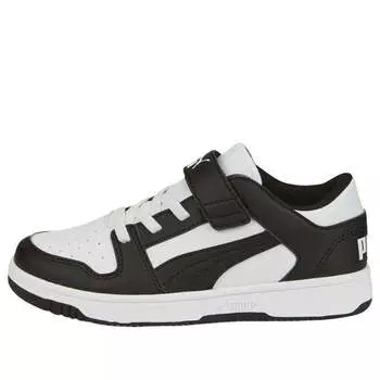 Кроссовки rebound lay-up lo v 'white black' Puma, черный