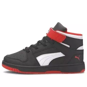 Кроссовки rebound layup 'black high risk red' Puma, черный