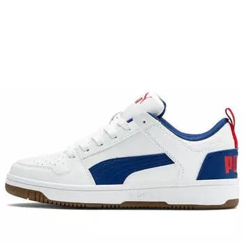 Кроссовки rebound layup lo 'white blue' Puma, белый
