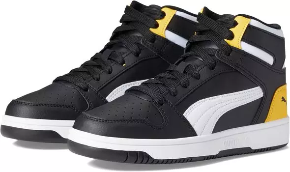 Кроссовки Rebound Layup Synthetic Leather PUMA, цвет Puma Black/Puma White/Dandelion