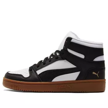 Кроссовки rebound layup 'white black gum' Puma, черный