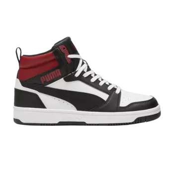 Кроссовки Rebound Mid 'White Black Intense Red', белый