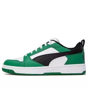 Кроссовки rebound v6 low 'archive green black' Puma, белый
