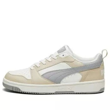 Кроссовки rebound v6 low 'oatmeal grey' Puma, белый