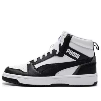 Кроссовки rebound v6 'white black grey' Puma, черный