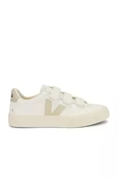 Кроссовки Recife с логотипом и тремя замками Veja, цвет Extra White & Natural