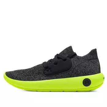 Кроссовки recover lce 'black green' Under Armour, черный