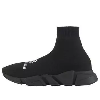 Кроссовки recycled speed sneaker 'knittted black' Balenciaga, черный