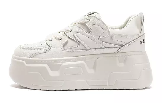 Кроссовки RED DRAGONFLY Skateboarding Shoes Women's Low-top, бежевый/черный