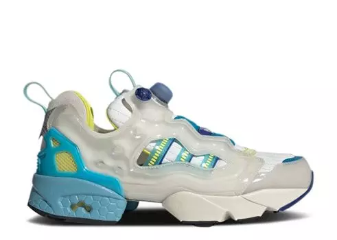 Кроссовки Reebok Adidas X Zx Fury 'Shock Cyan', кремовый