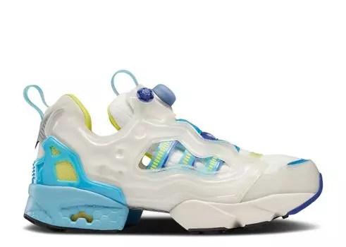 Кроссовки Reebok Adidas X Zx Fury 'Talc Shock Cyan', кремовый