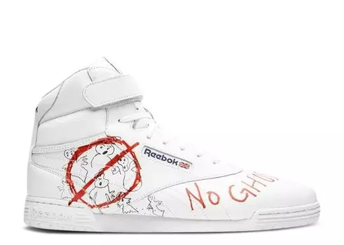 Кроссовки Reebok Bait X Stranger Things X Ghostbusters X Ex-O-Fit Clean High 'White', белый