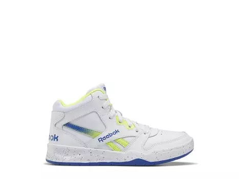 Кроссовки Reebok BB4500 Court, белый/неоново-желтый/синий