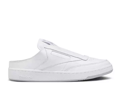 Кроссовки Reebok Beams X Club C Laceless Mule 'White Cold Grey', белый