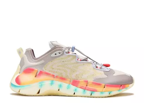 Кроссовки Reebok Brain Dead X Zig Kinetica 2 'Mad Science - Lemon Glow', белый