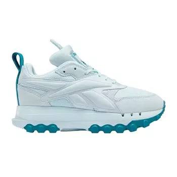 Кроссовки Reebok Cardi B Classic Leather V2 Women's, бледно-голубой/бирюзовый