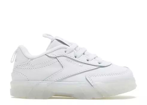 Кроссовки Reebok Cardi B X Club C Toddler 'Triple White', белый