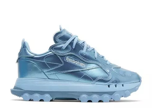 Кроссовки Reebok Cardi B X Wmns Classic Leather 'Fluid Blue', синий