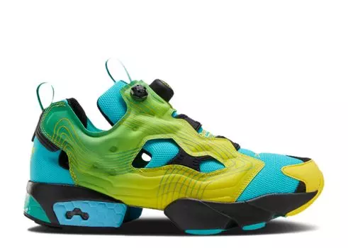 Кроссовки Reebok Chromat X Instapump Fury Og 'Emerald', синий