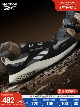 Кроссовки Reebok CL Leather с амортизацией, голубой / серый