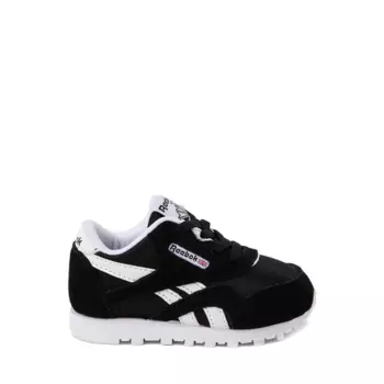 Кроссовки Reebok Classic из нейлона – для малышей, черно-белый