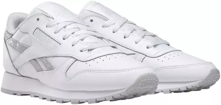 Кроссовки Reebok Classic "Классическая кожа", цвет White-Purgry-Pugry3