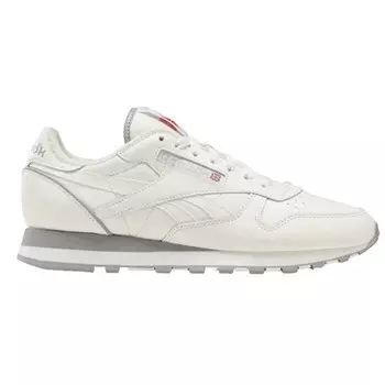 Кроссовки Reebok Classic Leather 1983 Vintage, белый/серый/красный