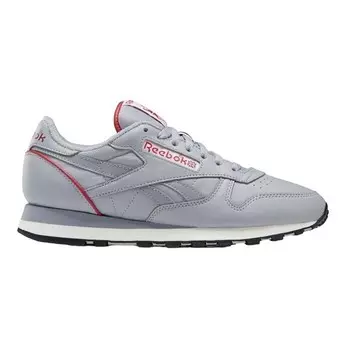 Кроссовки Reebok Classic Leather 1983 Vintage, серо-голубой/красный/белый
