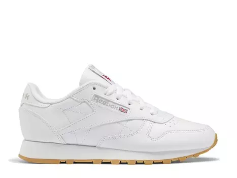 Кроссовки Reebok Classic Leather, белый/розовый