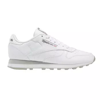 Кроссовки Reebok Classic Leather, белый/серый