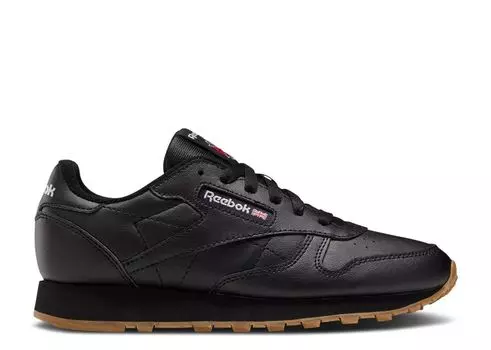 Кроссовки Reebok Classic Leather Big Kid 'Black Gum', черный