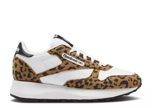 Кроссовки Reebok Classic Leather Big Kid 'Cheetah Brown', коричневый
