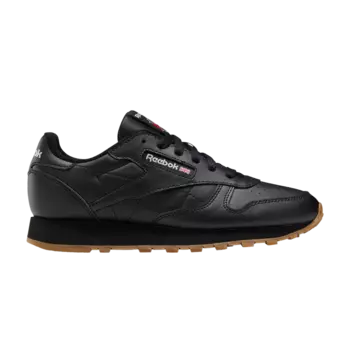 Кроссовки Reebok Classic Leather Big Kid, черный