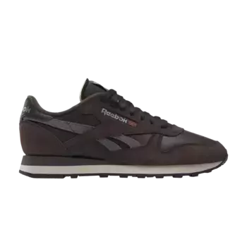 Кроссовки Reebok Classic Leather Black Dark Matter, коричневый